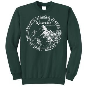 Waymaker Isaiah 42:16 Nature Mountains Tall Sweatshirt