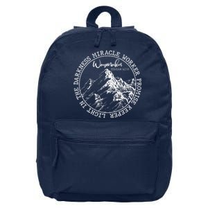 Waymaker Isaiah 42:16 Nature Mountains 16 in Basic Backpack