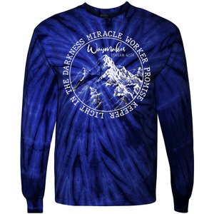 Waymaker Isaiah 42:16 Nature Mountains Tie-Dye Long Sleeve Shirt