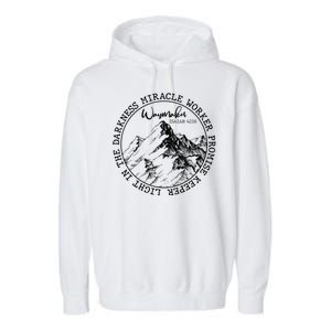 Waymaker Isaiah 42:16 Nature Mountains Garment-Dyed Fleece Hoodie