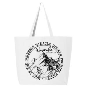 Waymaker Isaiah 42:16 Nature Mountains 25L Jumbo Tote