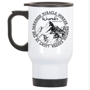 Waymaker Isaiah 42:16 Nature Mountains Stainless Steel Travel Mug