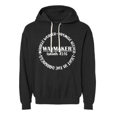 Waymaker Isaiah 43:16 Garment-Dyed Fleece Hoodie