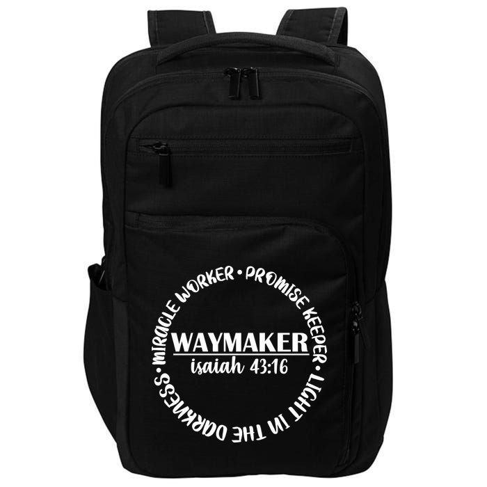 Waymaker Isaiah 43:16 Impact Tech Backpack