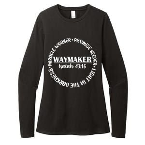 Waymaker Isaiah 43:16 Womens CVC Long Sleeve Shirt