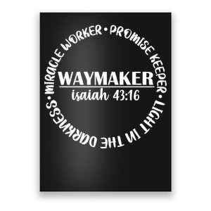 Waymaker Isaiah 43:16 Poster