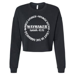 Waymaker Isaiah 43:16 Cropped Pullover Crew