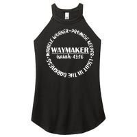 Waymaker Isaiah 43:16 Women's Perfect Tri Rocker Tank