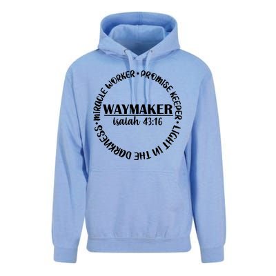 Waymaker Isaiah 43:16 Unisex Surf Hoodie