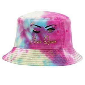 Womens Aries Zodiac Birthday Leopard Print For Girl Women Tie-Dyed Bucket Hat