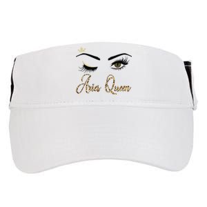 Womens Aries Zodiac Birthday Leopard Print For Girl Women Adult Drive Performance Visor