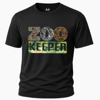 Wildlife Animals Zoo Keeper Graphic Cooling Performance Crew T-Shirt