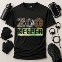 Wildlife Animals Zoo Keeper Graphic Cooling Performance Crew T-Shirt