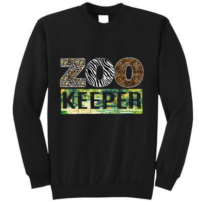 Wildlife Animals Zoo Keeper Graphic Sweatshirt