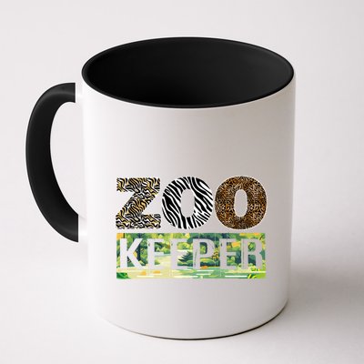 Wildlife Animals Zoo Keeper Graphic Mug