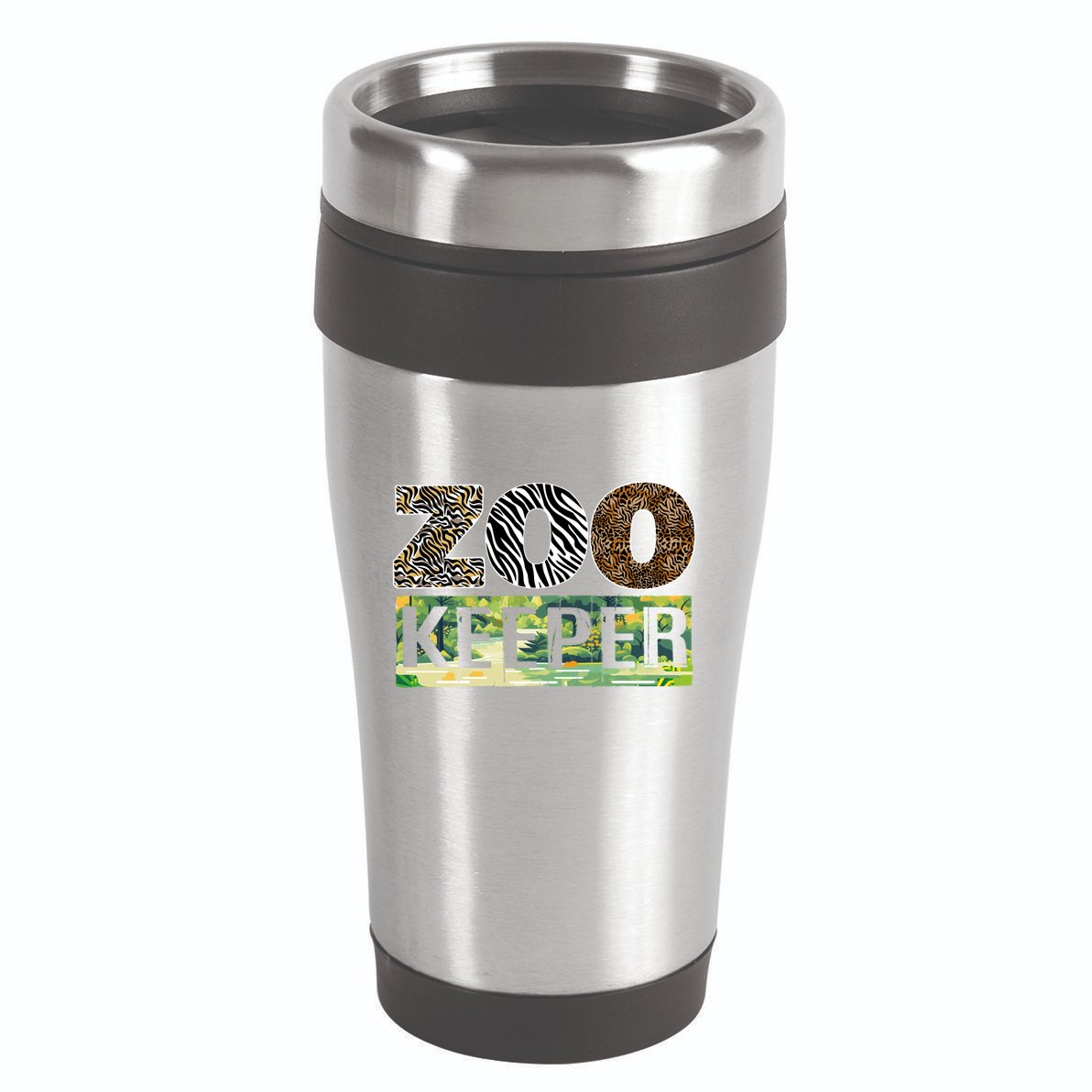 Wildlife Animals Zoo Keeper Graphic 16oz Travel Tumbler