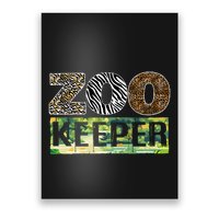 Wildlife Animals Zoo Keeper Graphic Poster