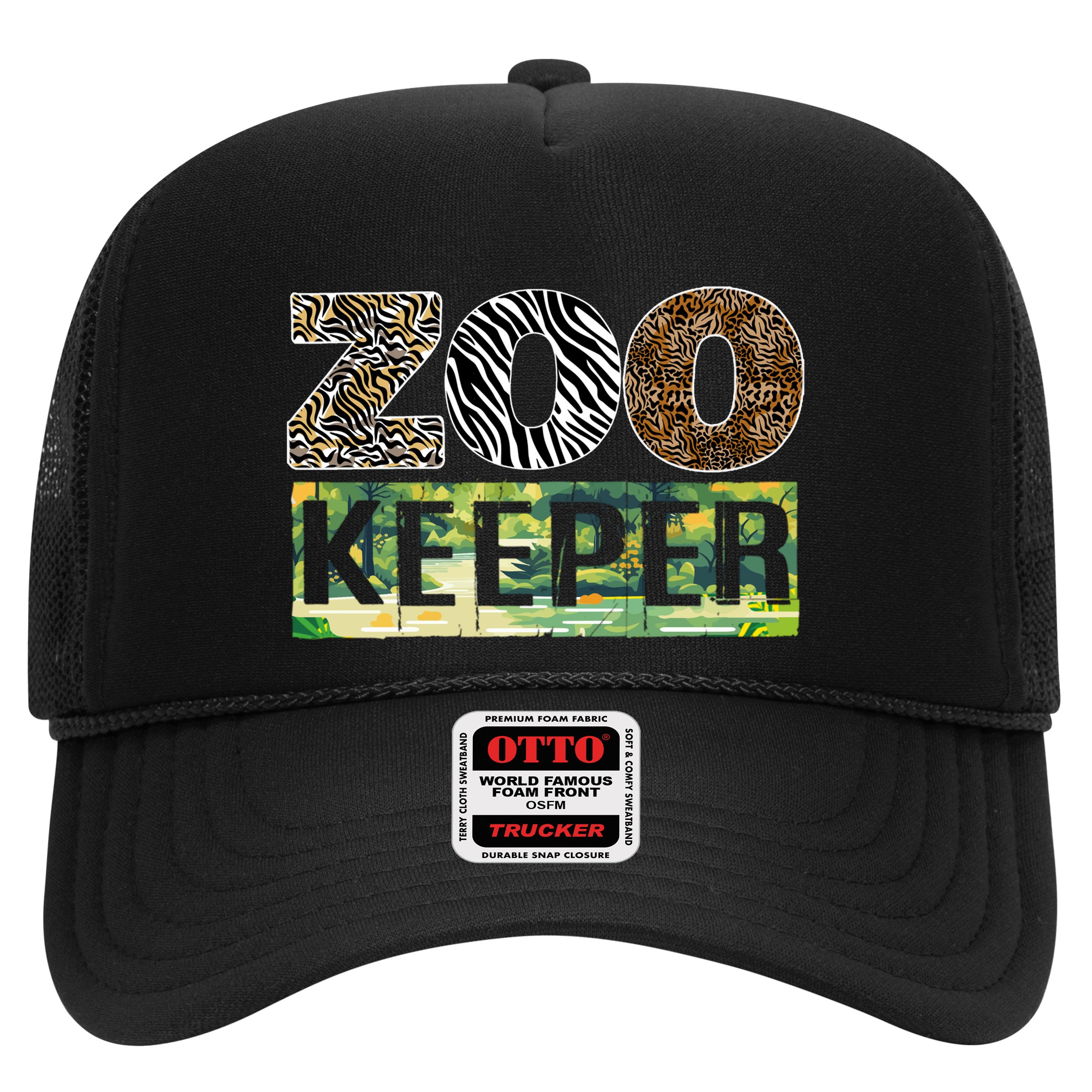 Wildlife Animals Zoo Keeper Graphic Hat