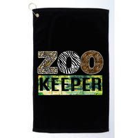 Wildlife Animals Zoo Keeper Graphic Golf Towel