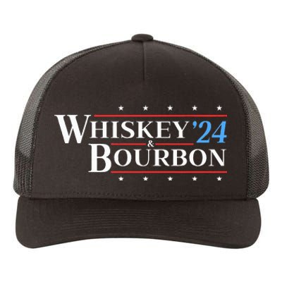 Whiskey & Bourbon 24 Funny Drinking Alcohol Election 2024 Yupoong Adult 5-Panel Trucker Hat