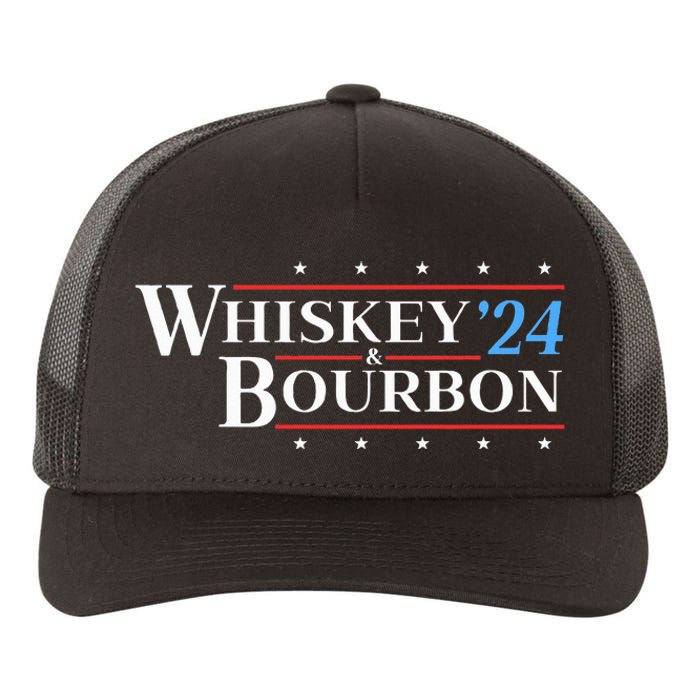 Whiskey & Bourbon 24 Funny Drinking Alcohol Election 2024 Yupoong Adult 5-Panel Trucker Hat