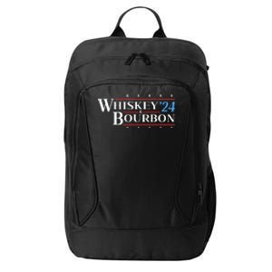 Whiskey & Bourbon 24 Funny Drinking Alcohol Election 2024 City Backpack