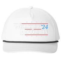 Whiskey & Bourbon 24 Funny Drinking Alcohol Election 2024 Snapback Five-Panel Rope Hat