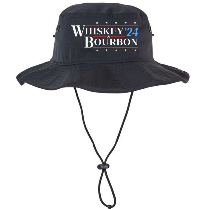 Whiskey & Bourbon 24 Funny Drinking Alcohol Election 2024 Legacy Cool Fit Booney Bucket Hat