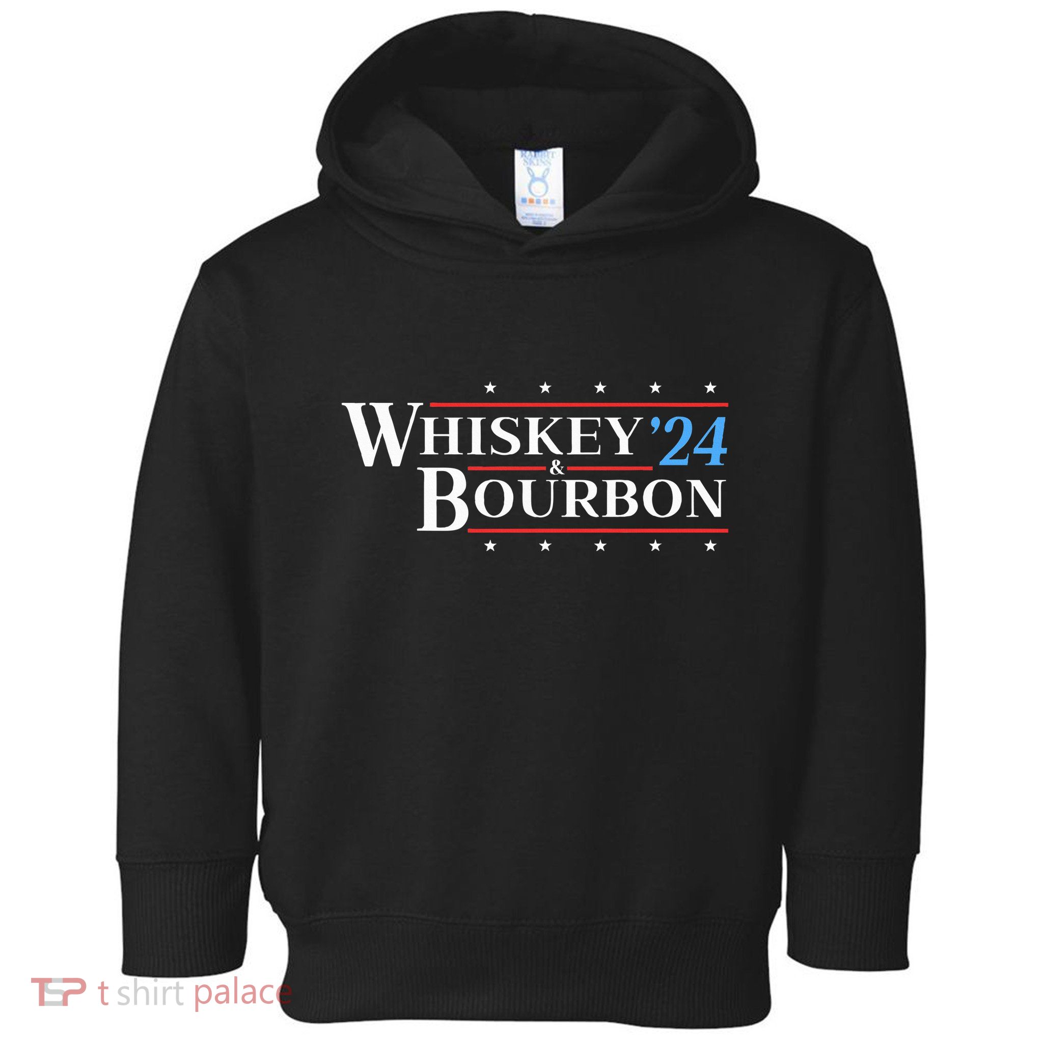 Whiskey & Bourbon 24 Funny Drinking Alcohol Election 2024 Toddler Hoodie