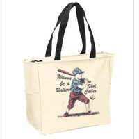 Wanna Be A Baller Shot Caller Zip Tote Bag