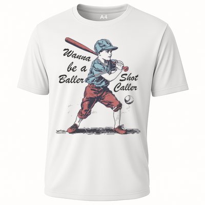 Wanna Be A Baller Shot Caller Performance Shirt