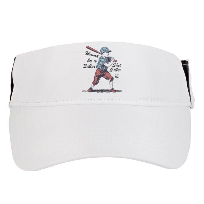 Wanna Be A Baller Shot Caller Adult Drive Performance Visor