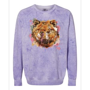 Wild Bear Art Colorblast Crewneck Sweatshirt