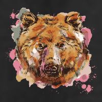Wild Bear Art Beanie