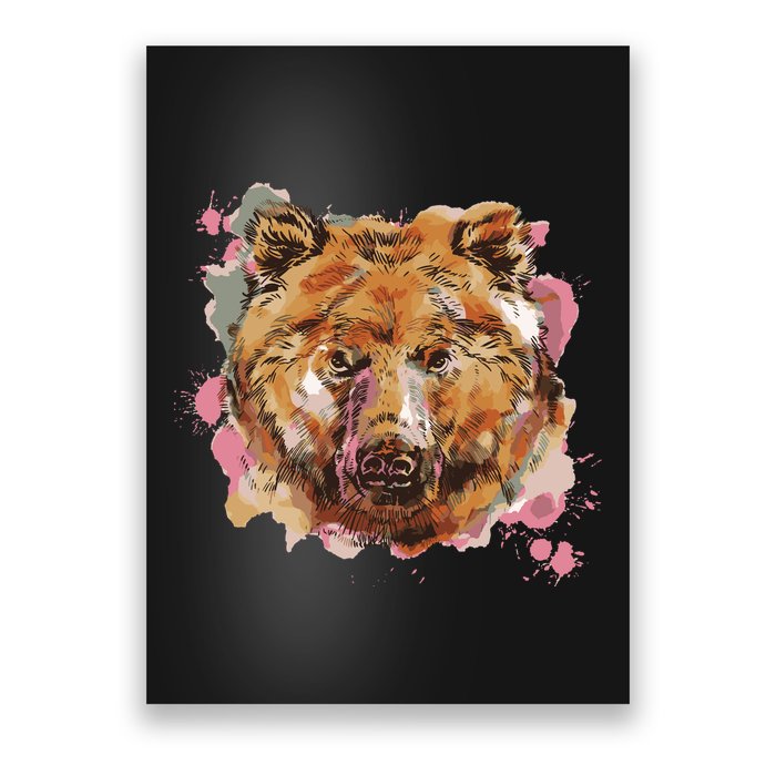 Wild Bear Art Poster