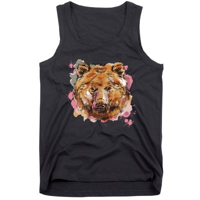 Wild Bear Art Tank Top