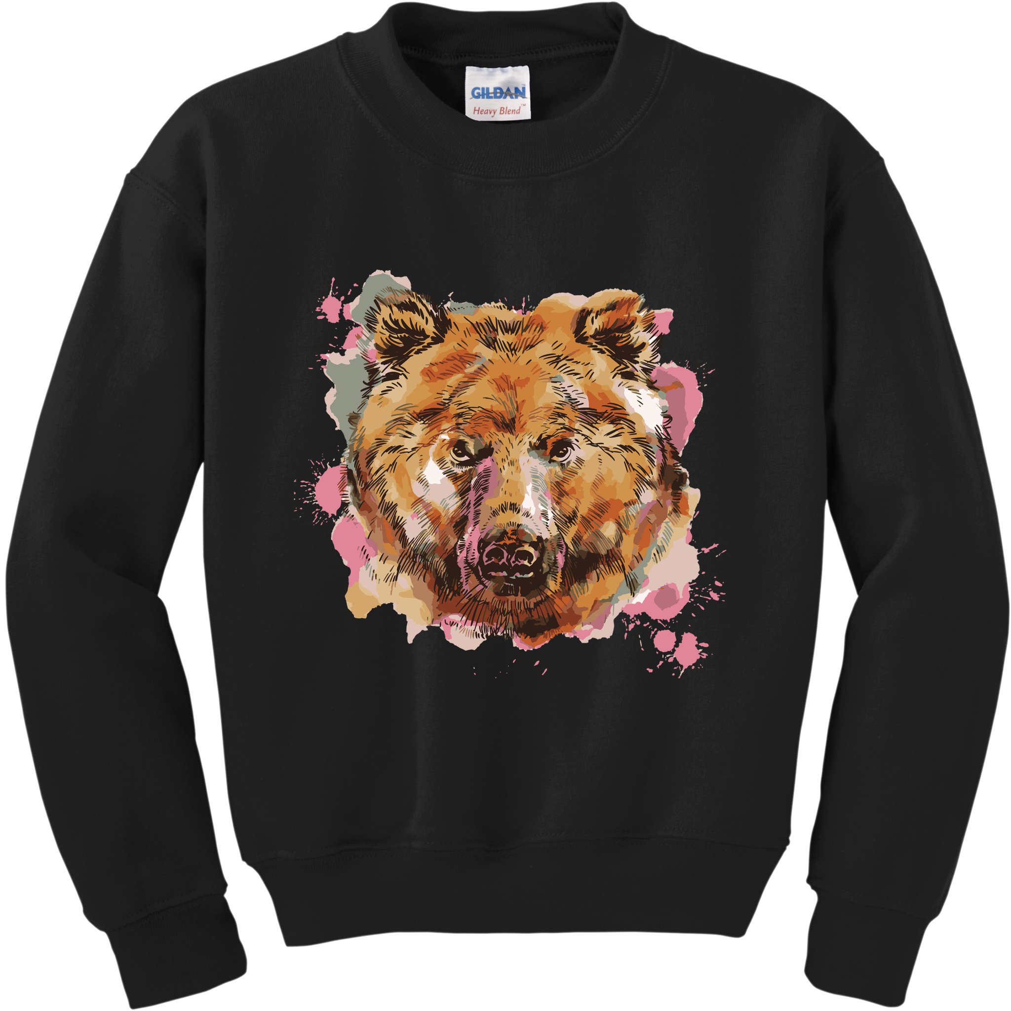 Wild Bear Art Kids Sweatshirt