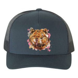 Wild Bear Art Yupoong Adult 5-Panel Trucker Hat