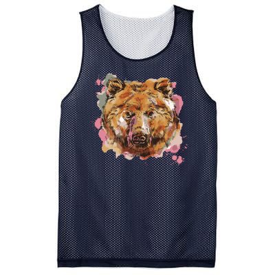 Wild Bear Art Mesh Reversible Basketball Jersey Tank