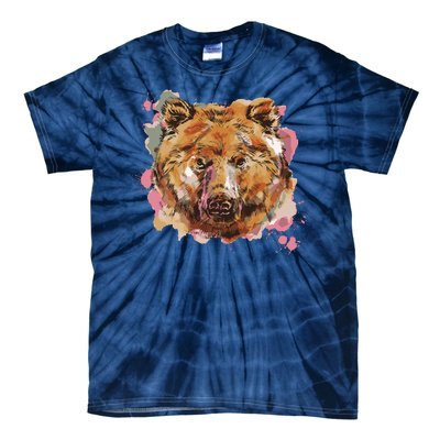 Wild Bear Art Tie-Dye T-Shirt