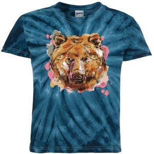 Wild Bear Art Kids Tie-Dye T-Shirt