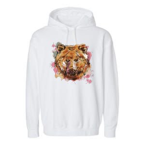 Wild Bear Art Garment-Dyed Fleece Hoodie