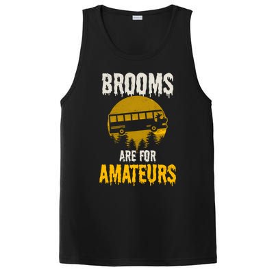 Witch Brooms Are For Amateurs Design Halloween Bus Driver Gift PosiCharge Competitor Tank