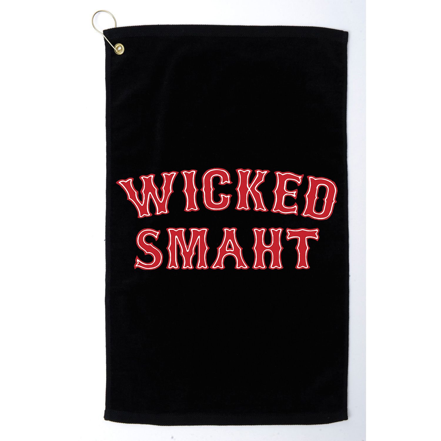 Wicked Boston Accent Golf Towel