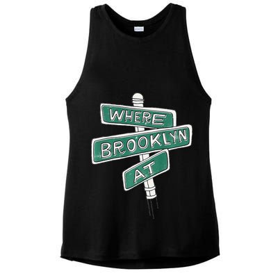 Where Brooklyn At Ladies PosiCharge Tri-Blend Wicking Tank