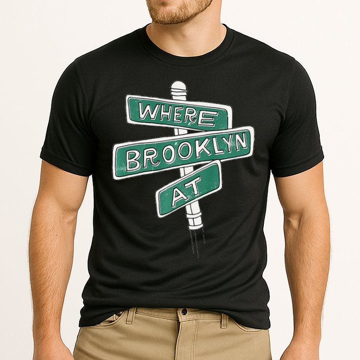 Where Brooklyn At Cooling Performance Crew T-Shirt
