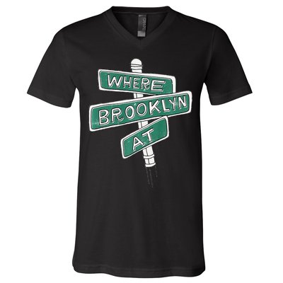 Where Brooklyn At V-Neck T-Shirt