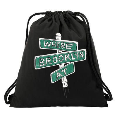 Where Brooklyn At Drawstring Bag