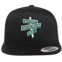 Where Brooklyn At Flat Bill Trucker Hat