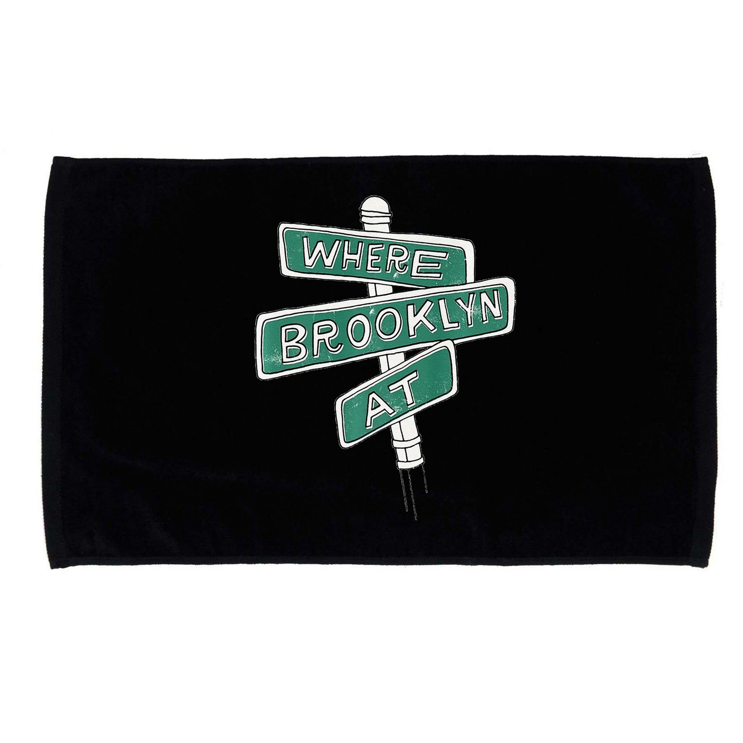 Where Brooklyn At Microfiber Hand Towel